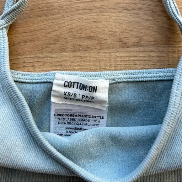 Women's Light Blue and Burgundy Camis - Picture 6 of 7